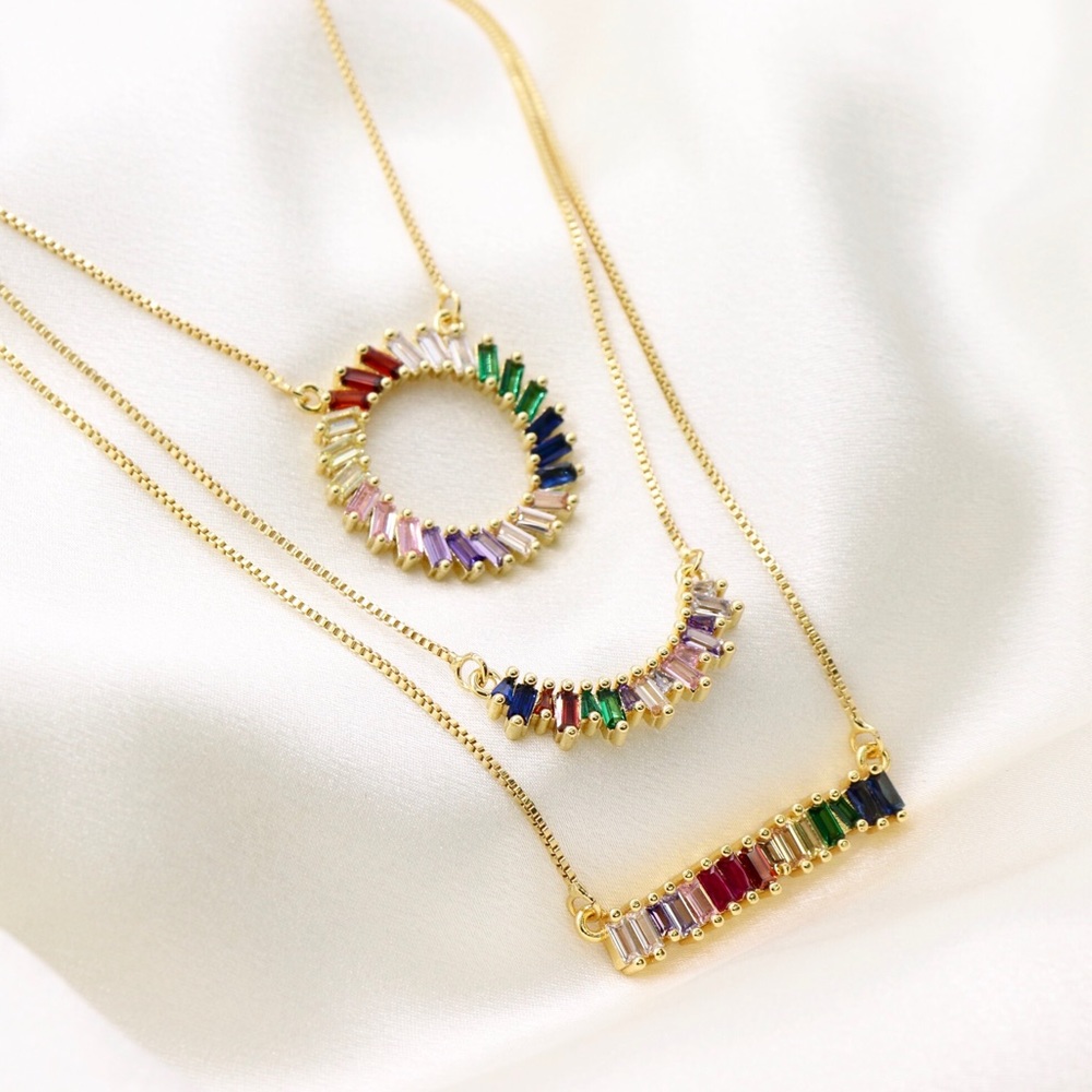Dainty Rainbow necklace